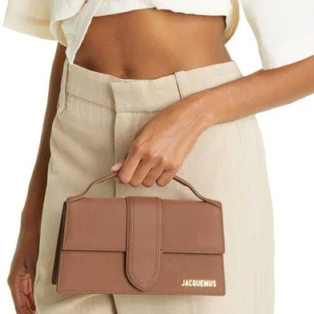 Jacquemus Brown Crossbody Bag with Flap Closure